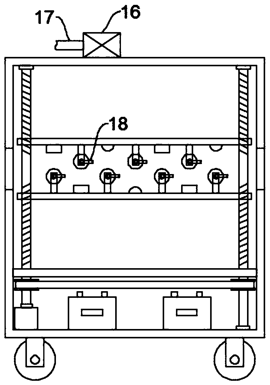 Textile disinfection device for textiles