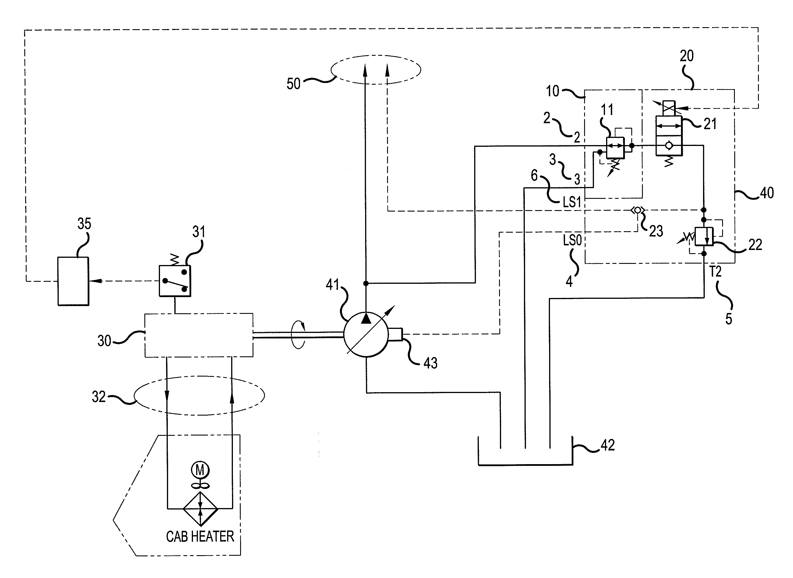 System for supplying heat to construction equipment cab