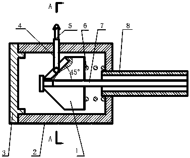 A deep hole inner diameter measuring device