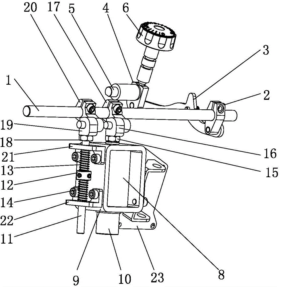 Sewing machine reverse sewing buffer gear