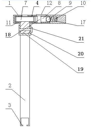 Special bolt driver for bone screw