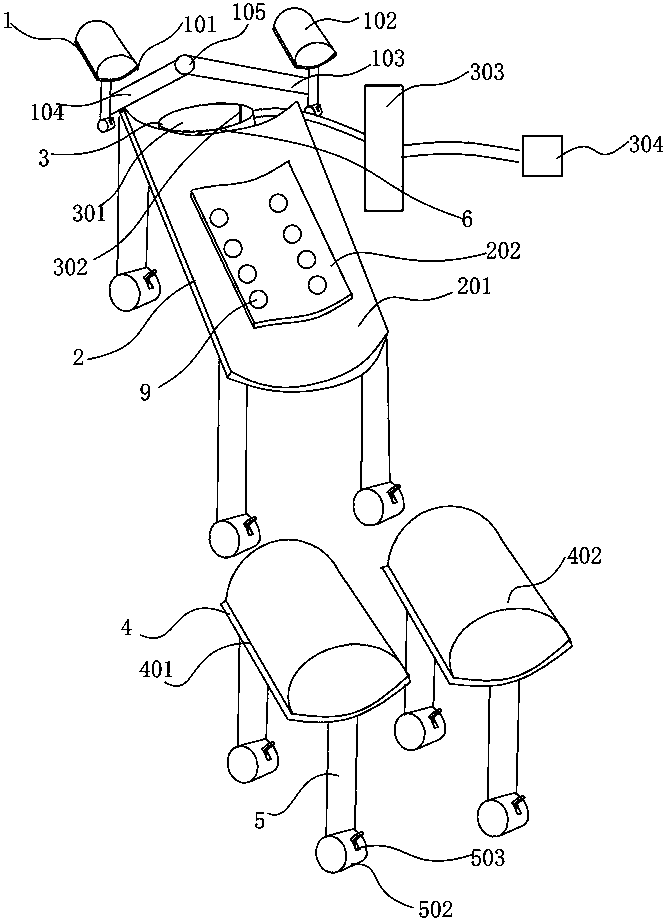 Swimming auxiliary training apparatus