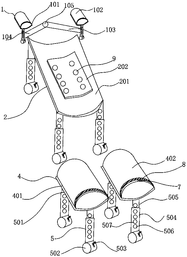 Swimming auxiliary training apparatus