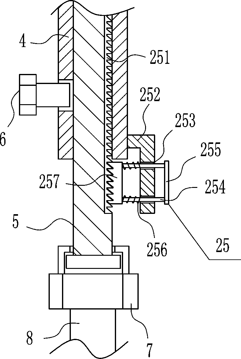 Fixing device for garden tree transplanting