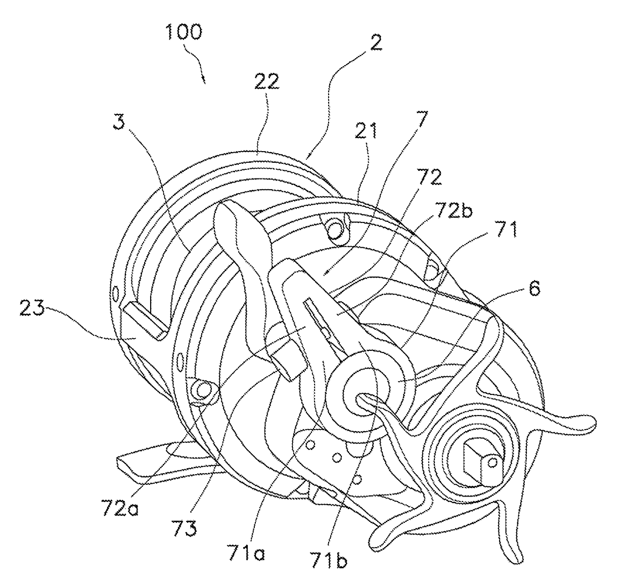 Dual-bearing reel