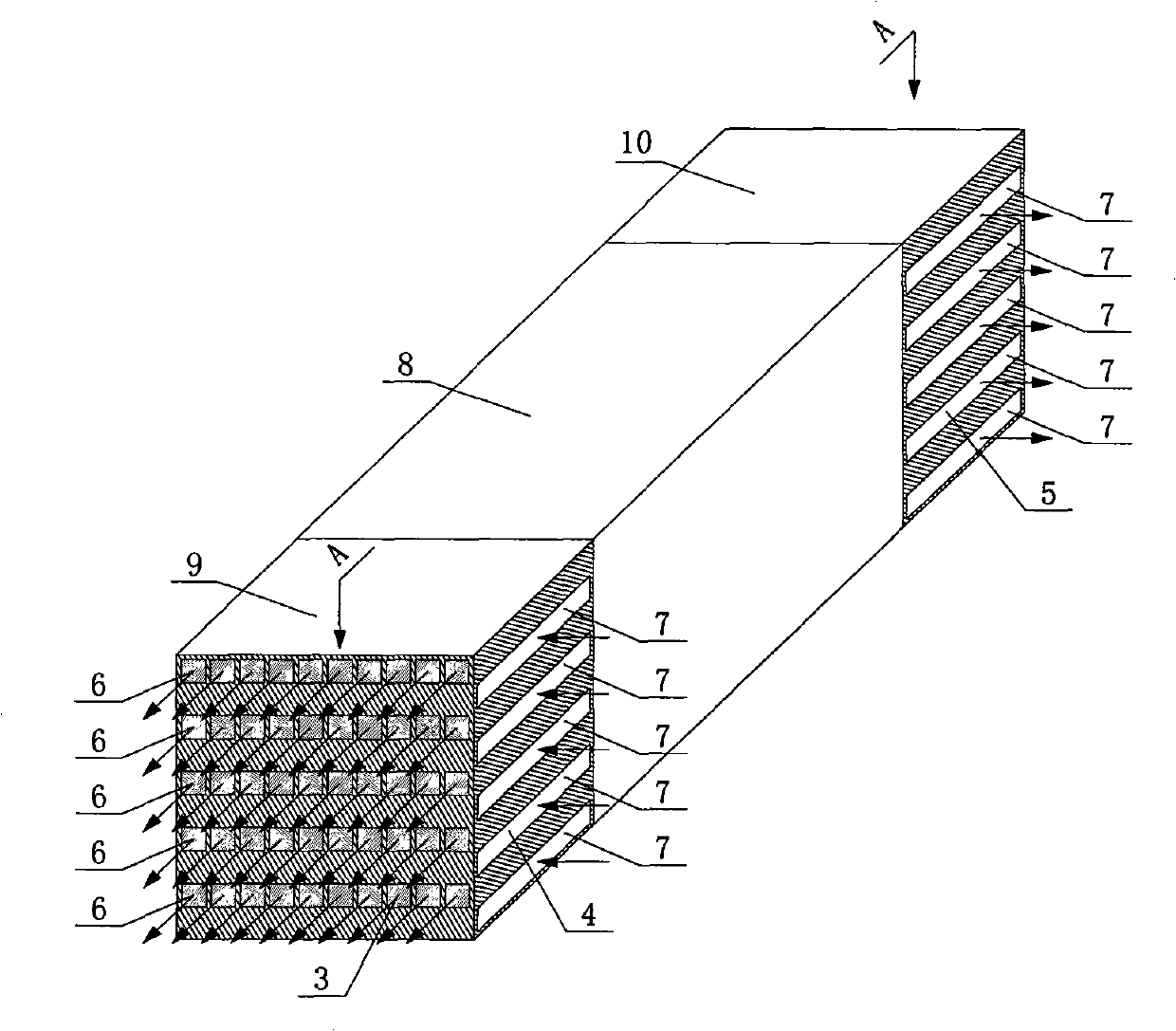 Honeycomb ceramic heat exchanger