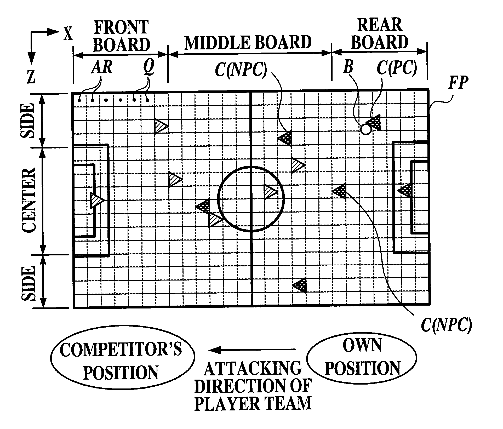 Game performing method, storage medium, game apparatus, data signal and program