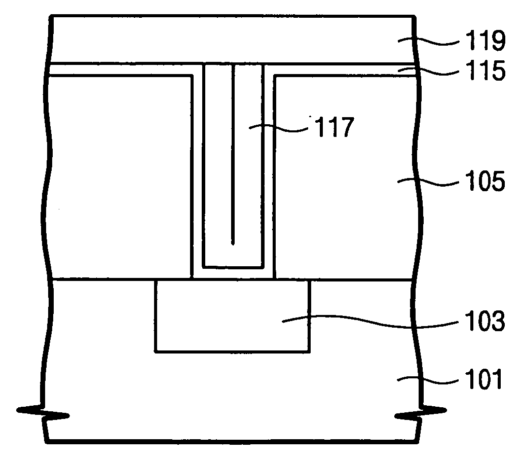 Method for forming an electrical interconnection providing improved surface morphology of tungsten