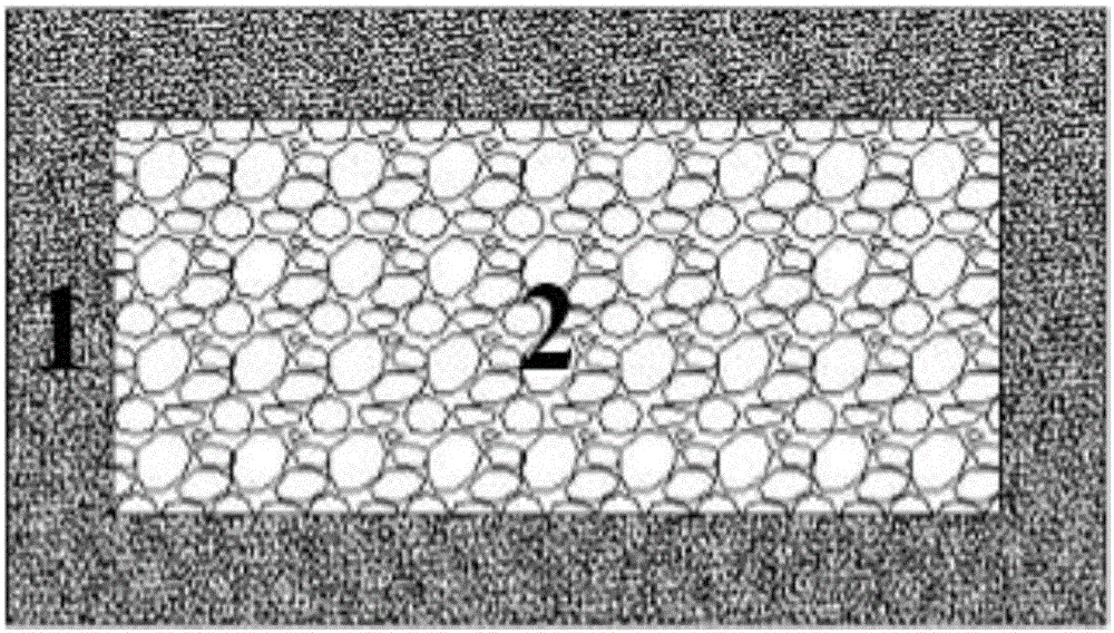 Heat-resistant and high-strength concrete having gradient enclosing structure, and preparation method thereof