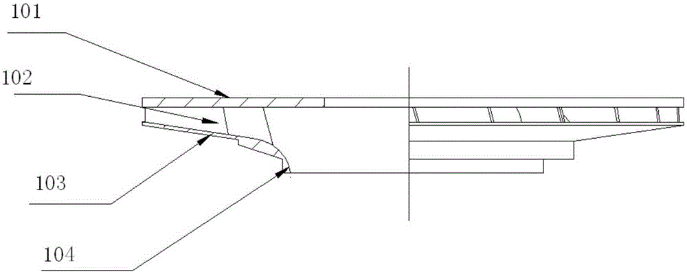 Tool for welding impeller of centrifugal blower