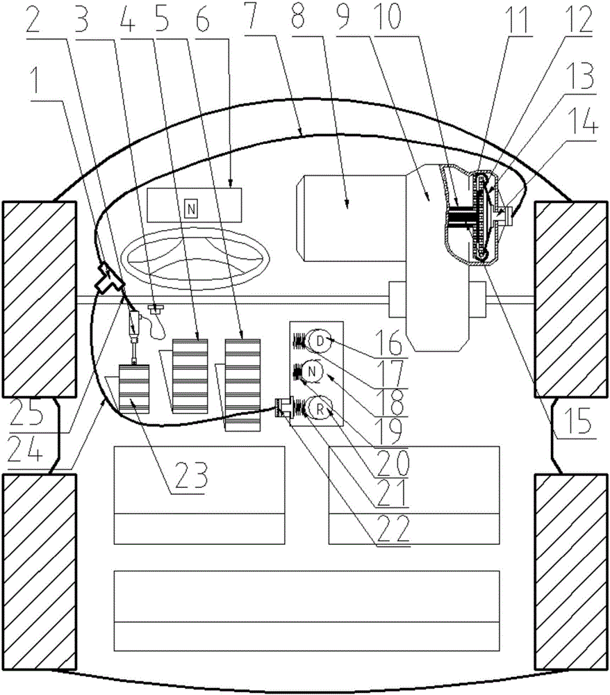 Electric vehicle gear shift control system and control method thereof