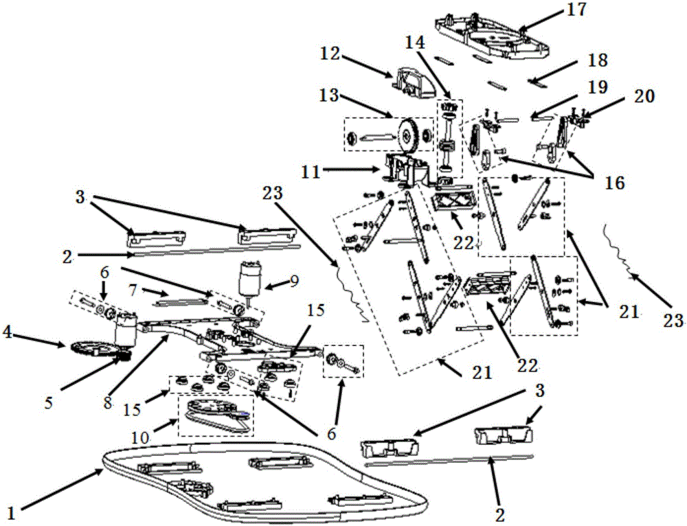 Movement mechanism for electric cradles