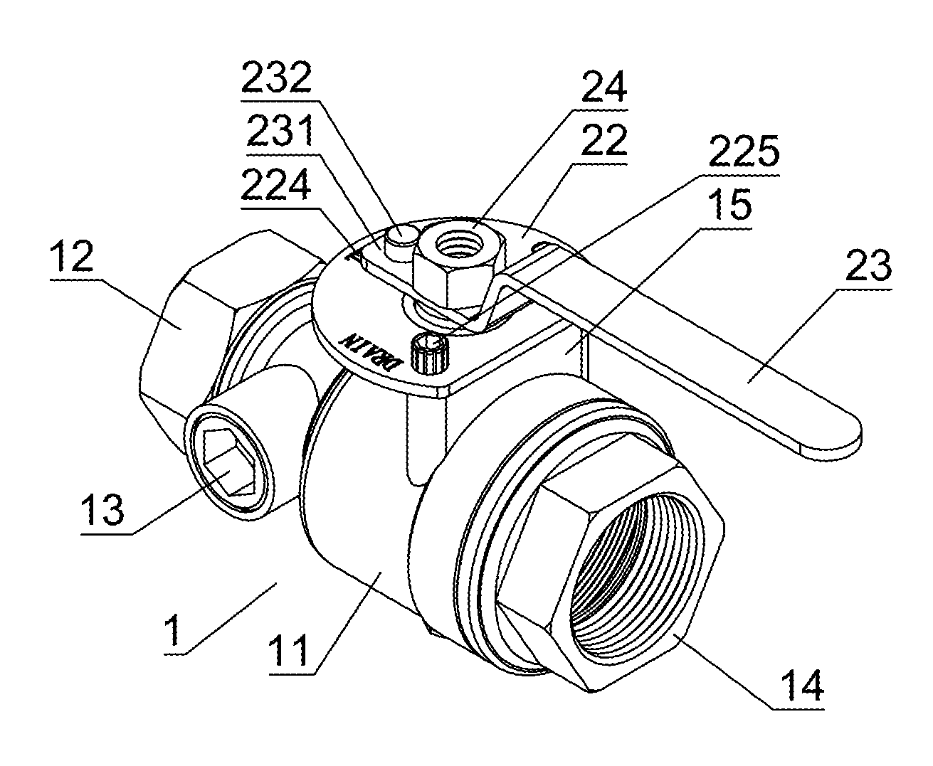 Observation valve structure