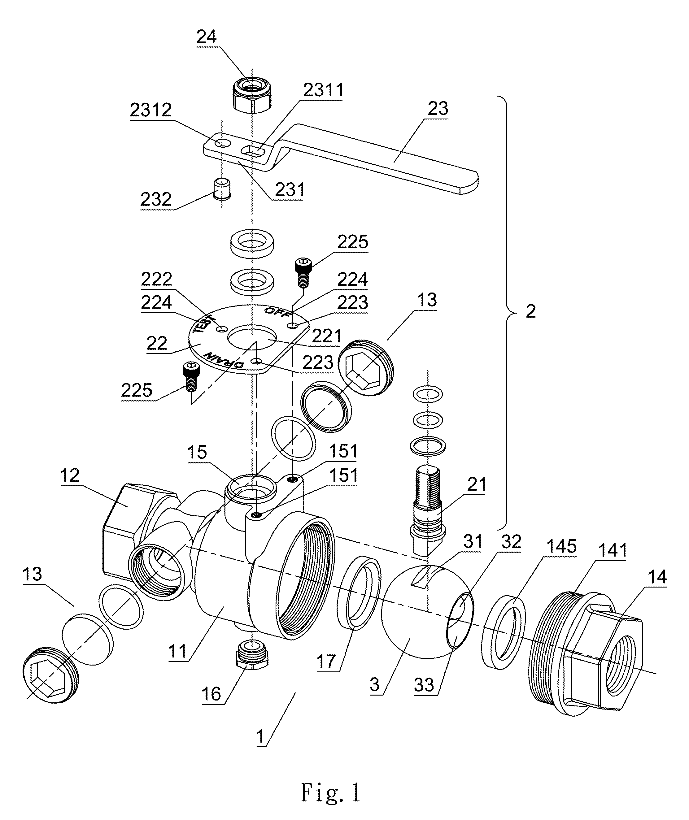 Observation valve structure