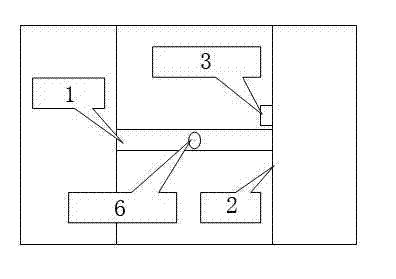 Method and device for measuring flow of gate