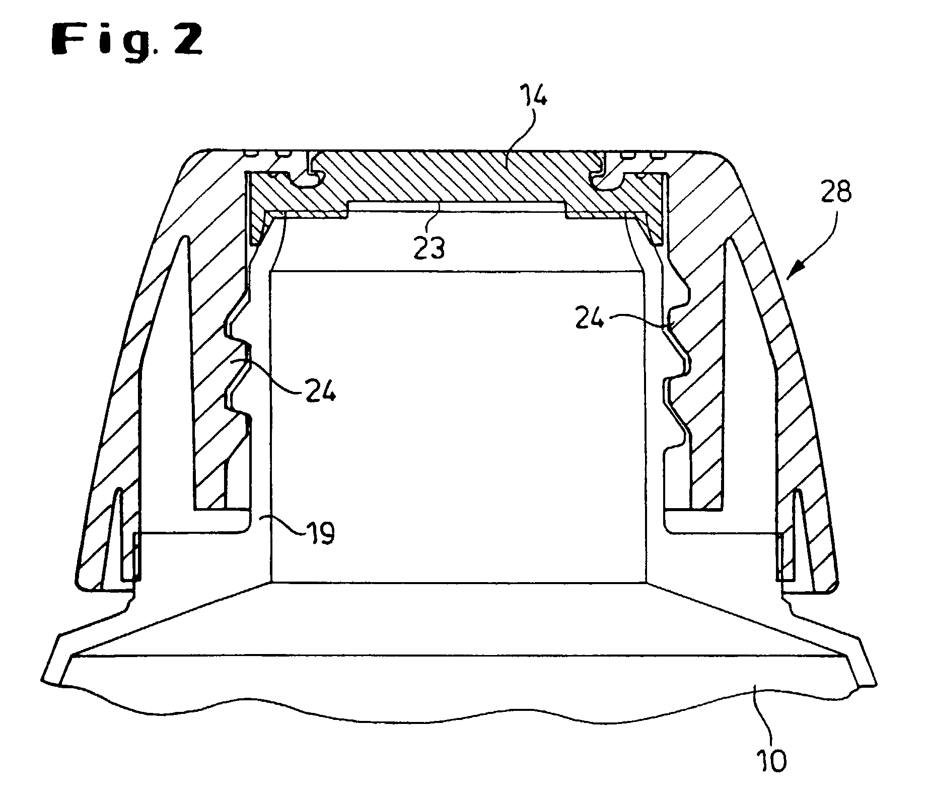 Reclosable fitment for connecting a reservoir to a dispensing appliance