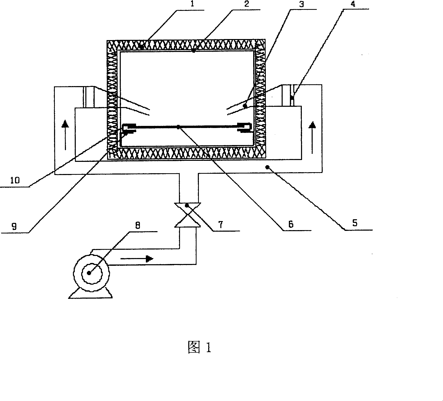 Safety hot air transferring system for production line