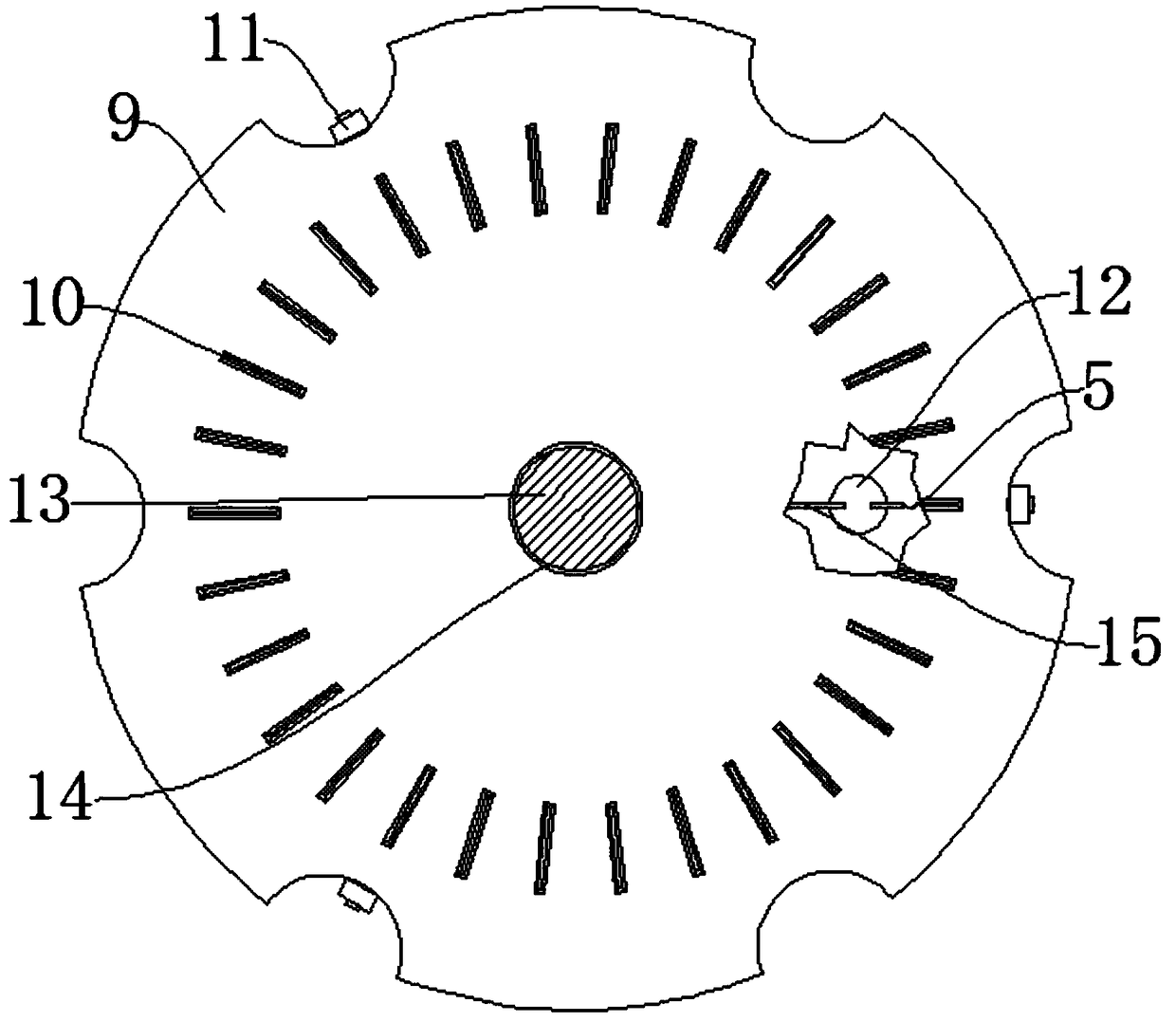 LED flashlight utilizing physical means to transform range