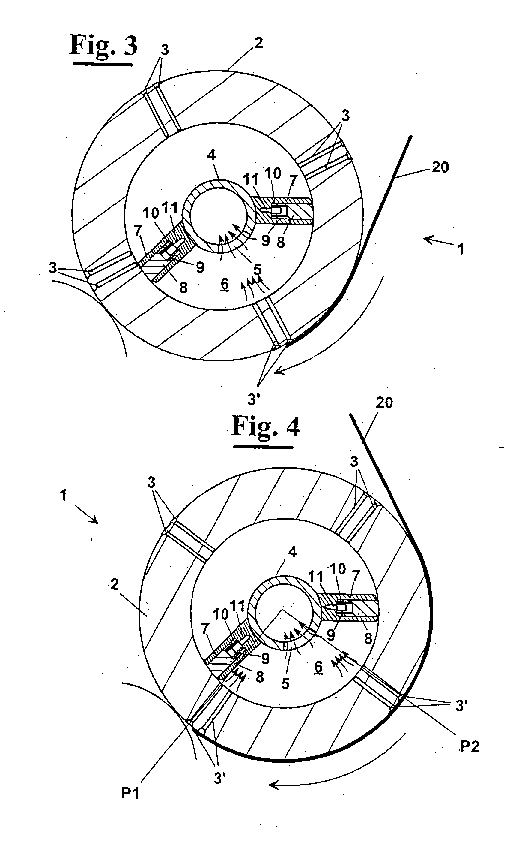 Conveying roller for a paper web, machines equipped therewith and methods of use