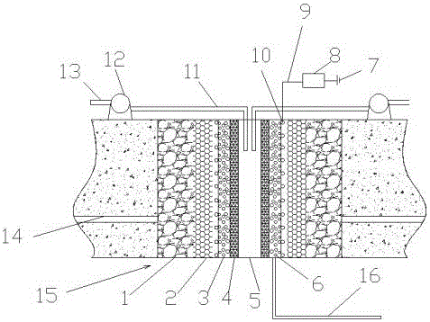 Soil purification device for lead pollution