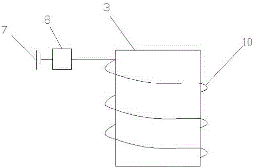 Soil purification device for lead pollution