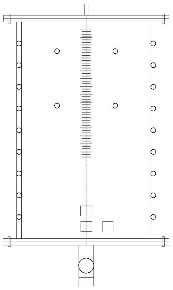 A horizontal test device for simulating layered formation mud penetration and soil mechanical properties change