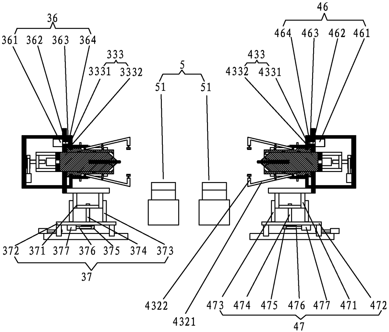 Intelligent accurate rotary-cut equipment