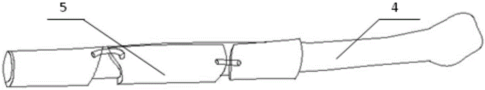 Fibular flap repairing mandible defect operation guiding template and manufacturing method