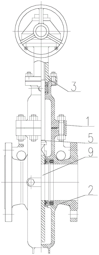 A high-temperature and wear-resistant coal-to-oil special valve