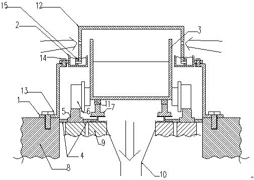 The first-level water-sealed anti-heat transpiration shield device of the sintering machine trolley