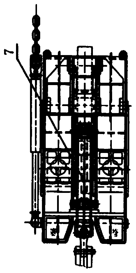 Hydraulic support frame