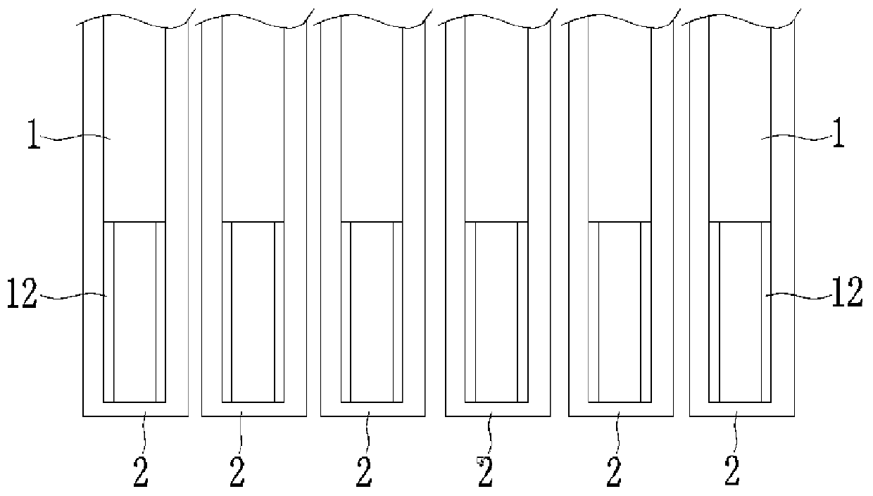 A method for distributing simulated ceramic tiles with internal texture and ceramic tiles