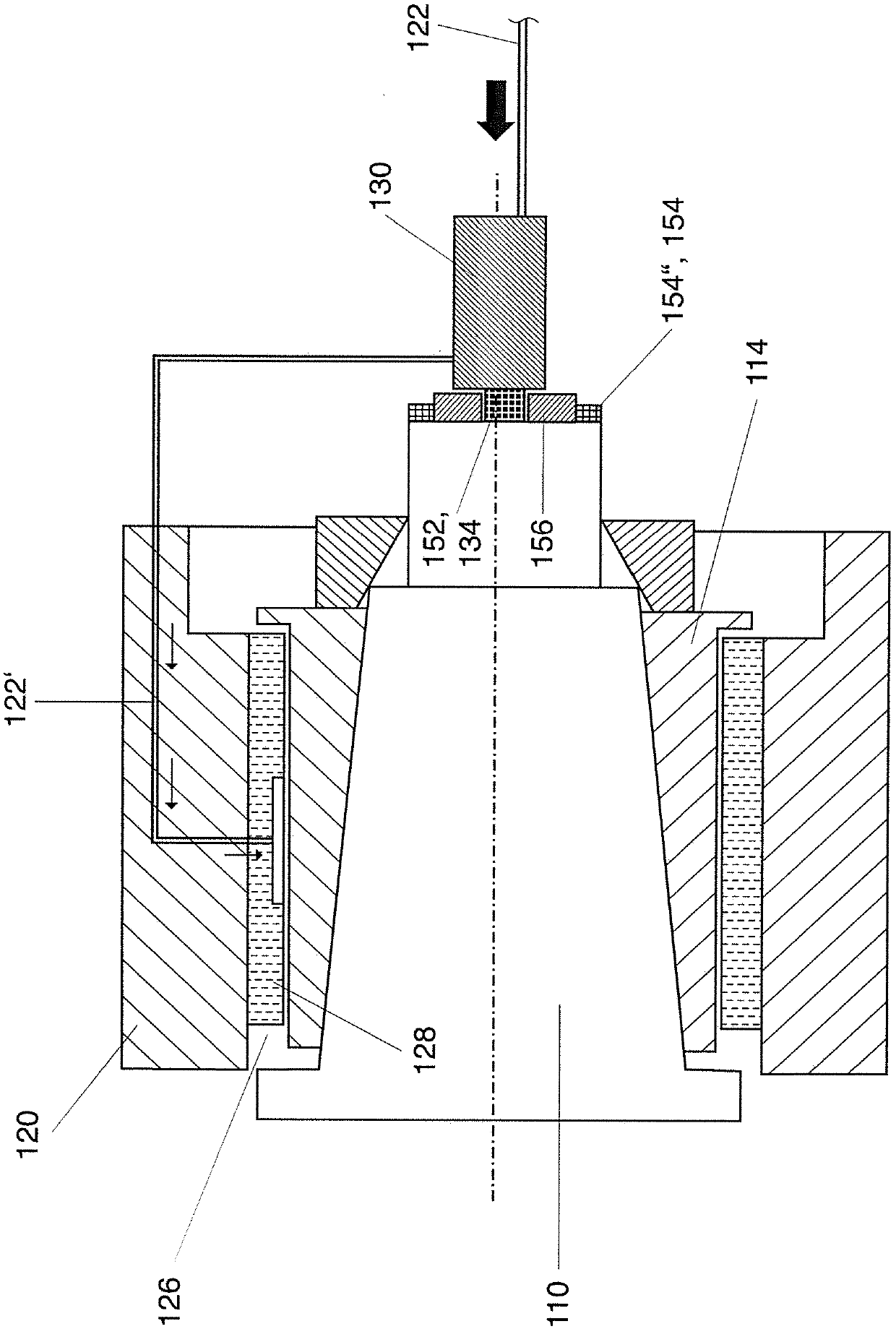 Rolling stand for the rolling of rolling stock