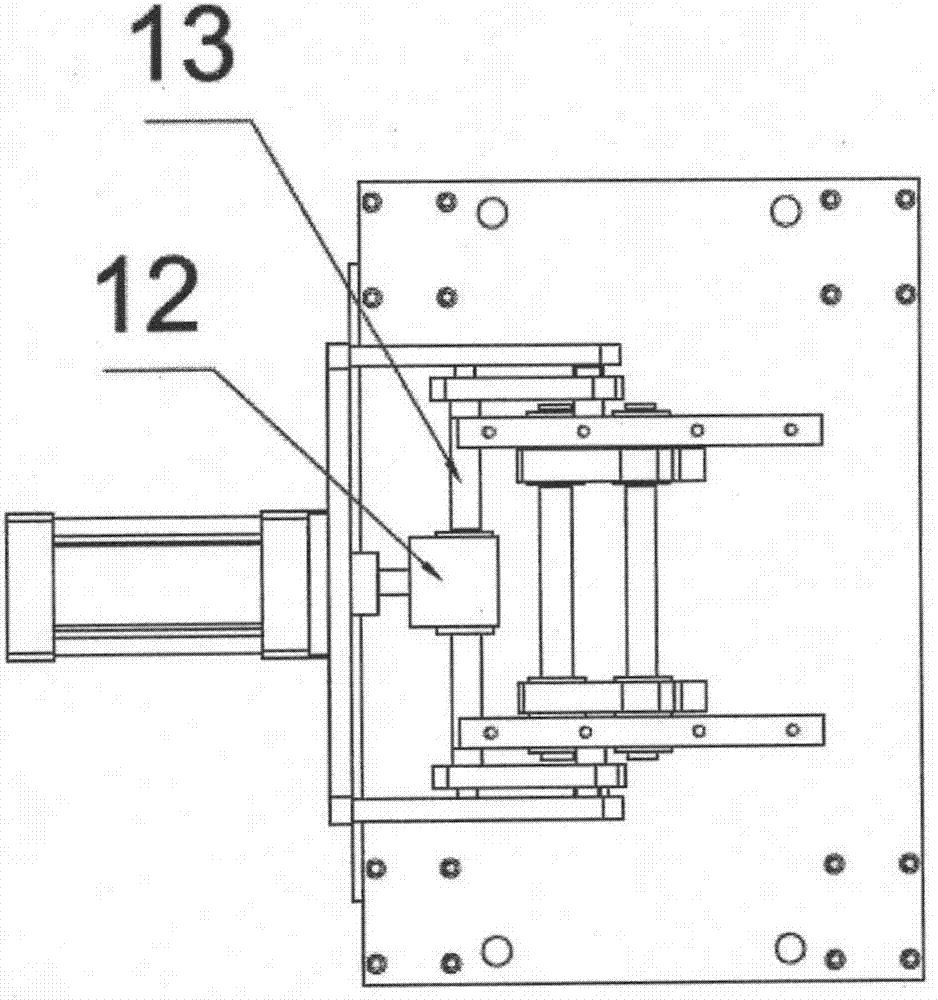 High-pressure supporting and smooth and steady lifting mechanism