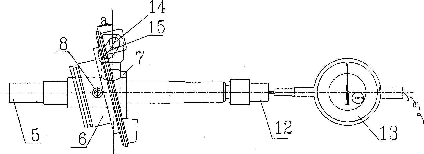 Method and device for measuring piston stroke of displacement-variable swashplate compressor