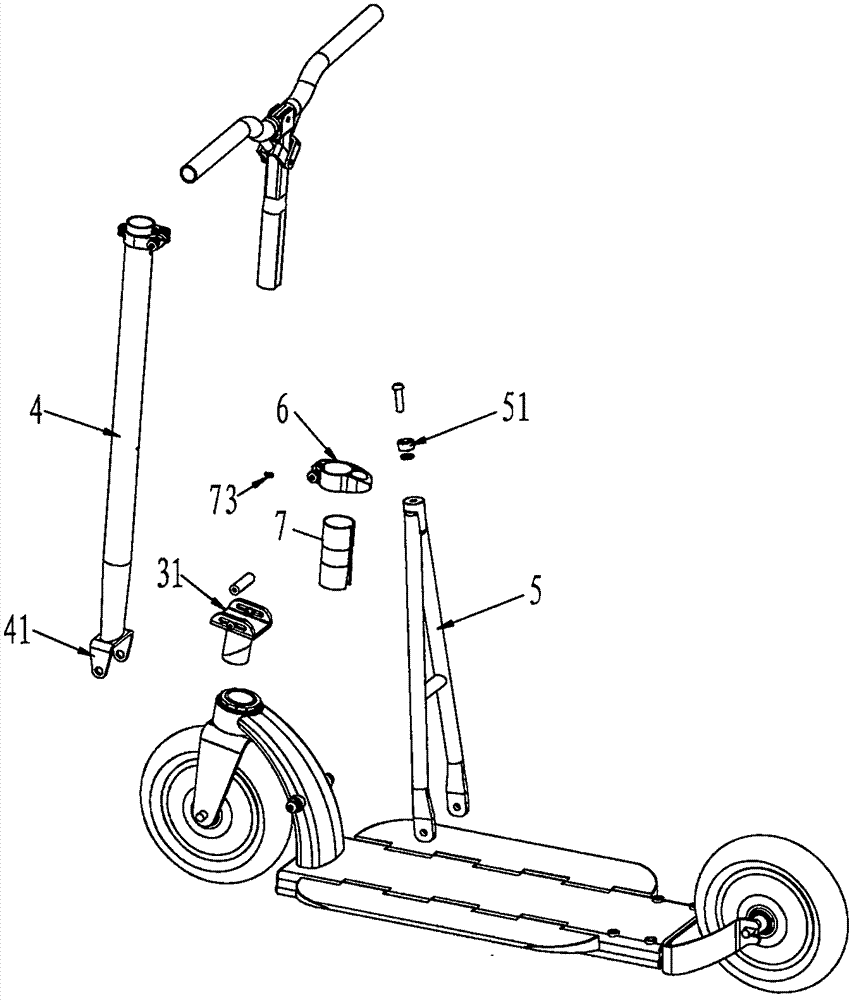 Folded trolley