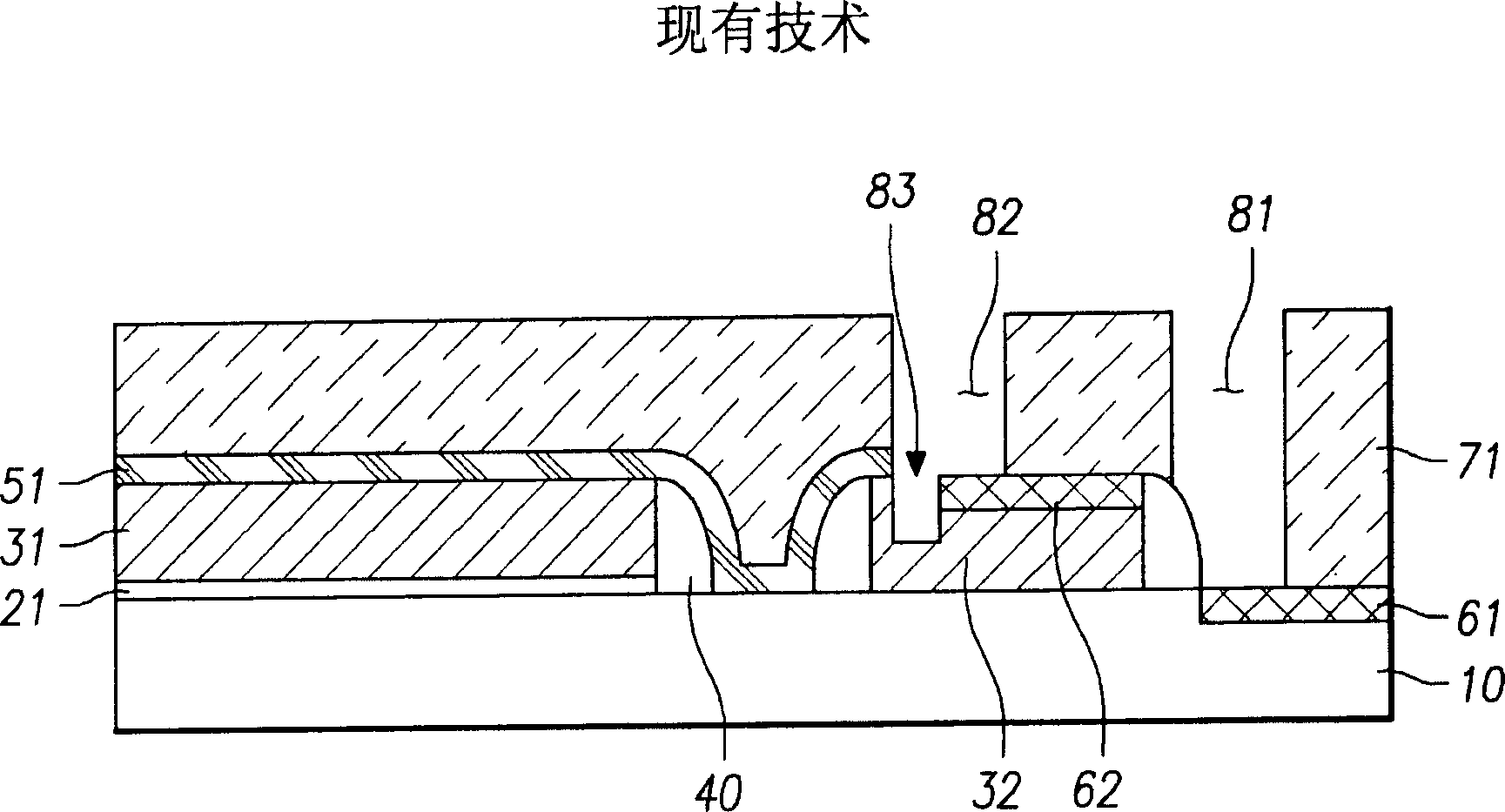 Semiconductor device having a structure to improve contact processing margin, and method of fabricating the same