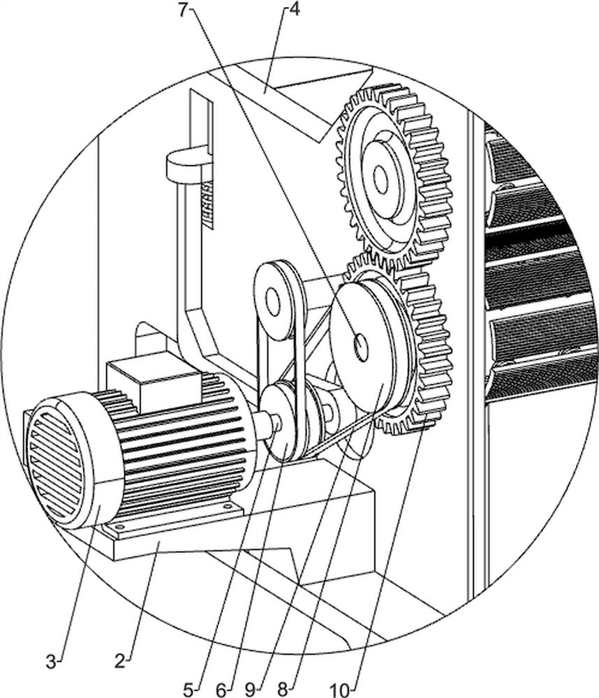 Loofah collateral taking and shell breaking process