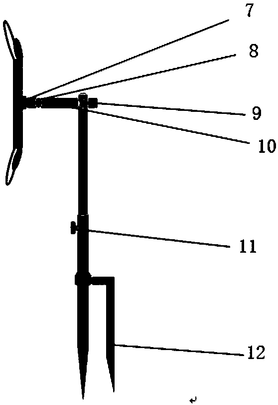 Device for inducing, preventing and controlling adult dichocrocis punctiferalis and application