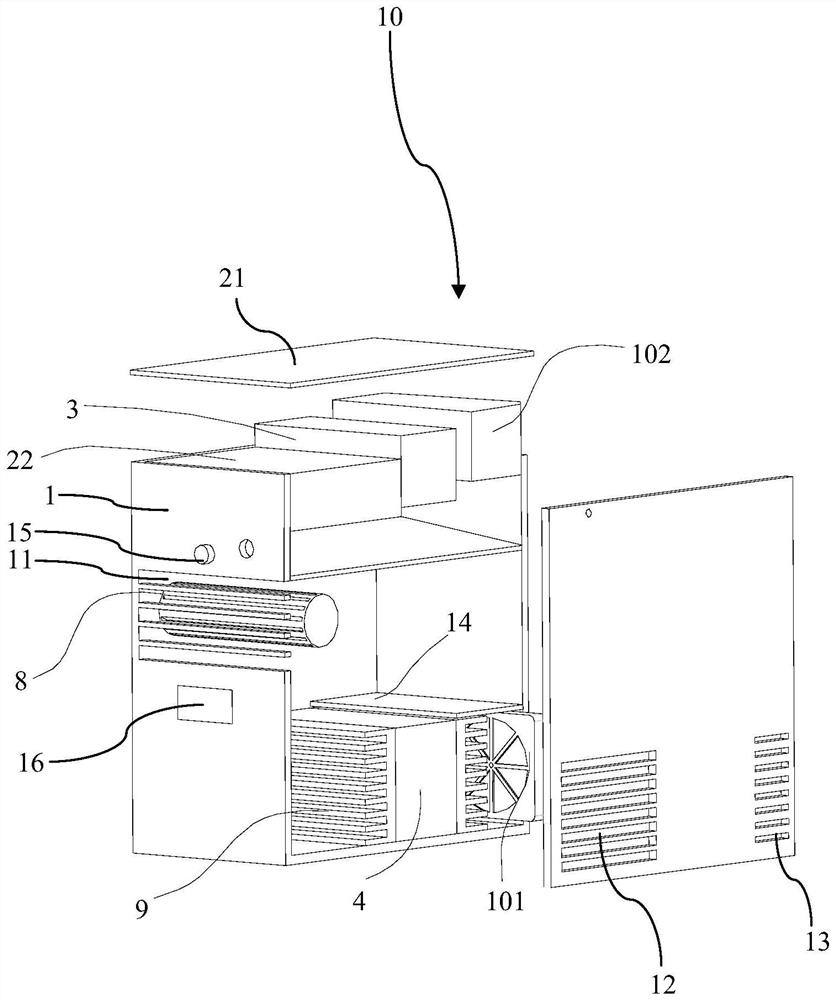 A kind of portable outdoor air conditioner and control method thereof