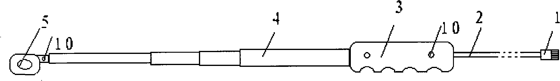 Antenna assembly of portable data acquisition terminal