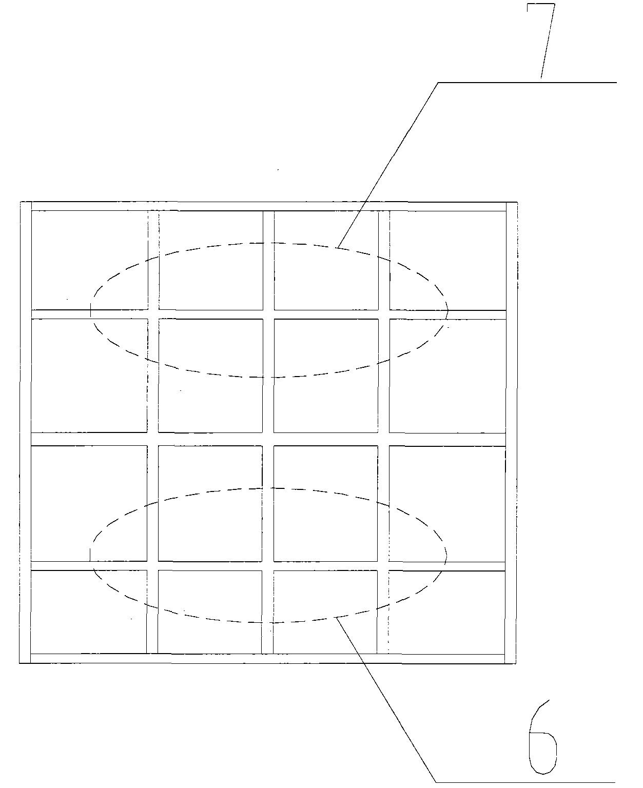 Burning-out air and secondary air adjusting device of pulverized coal boiler