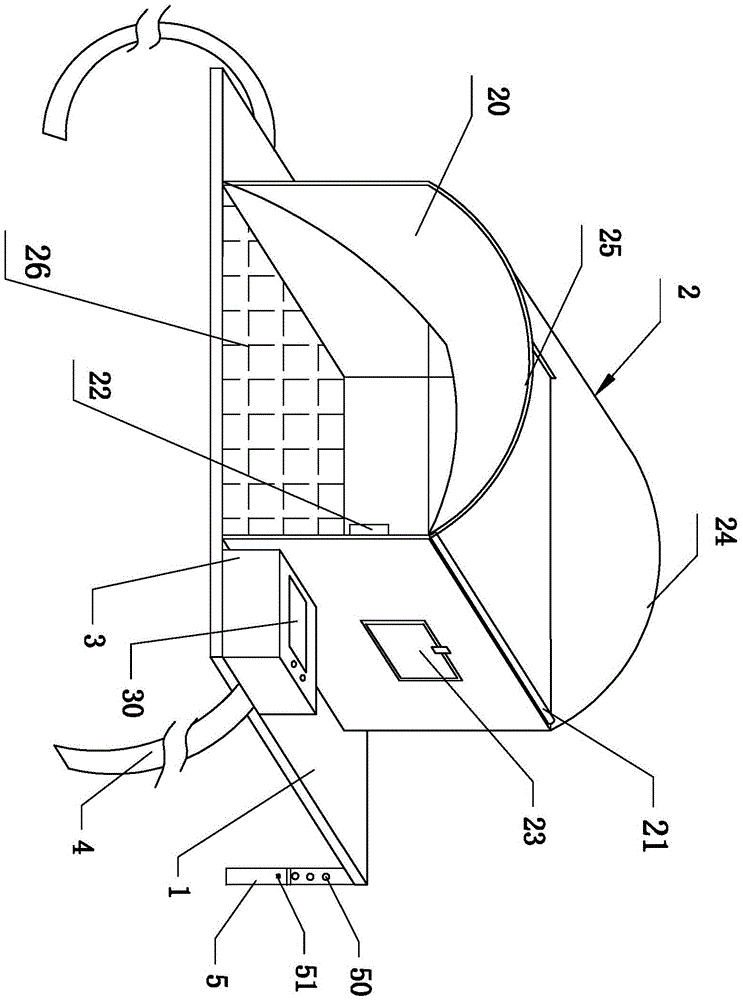 Post-operative warming observation device for extremity microsurgery for field combat and its application