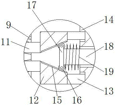 Coiling machine which is used for producing biodegradable films and is convenient for disassembly of coiling block