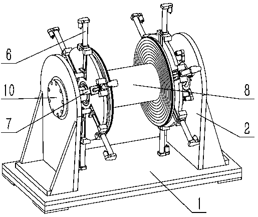 An anti-chaos rope winch with both ends of the drum convergent