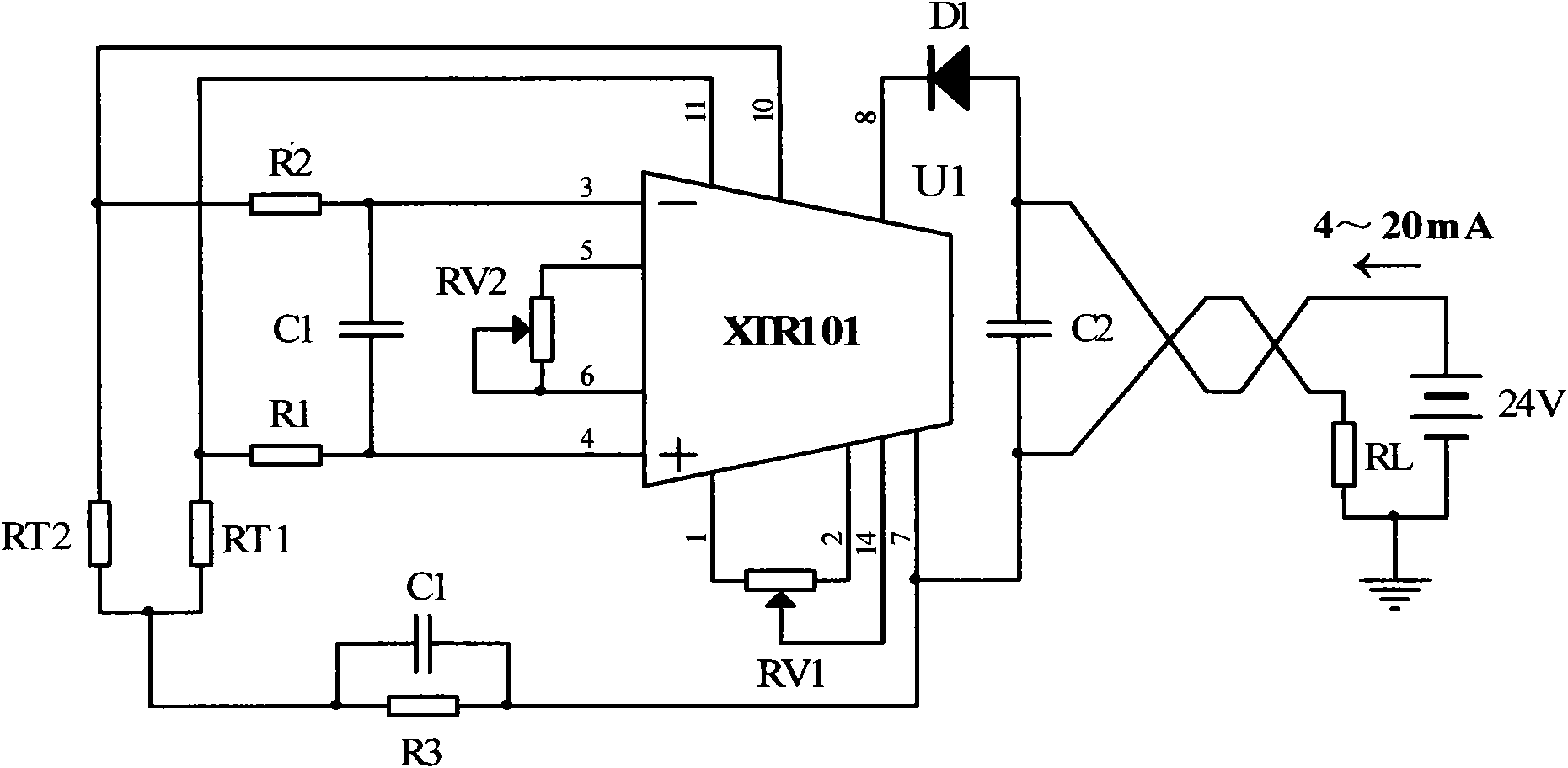 Soil dam seepage monitoring device