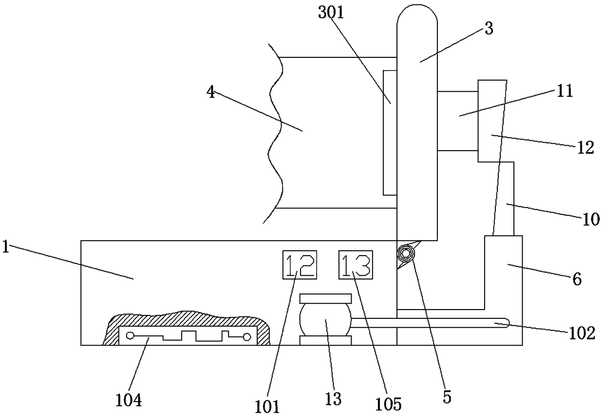 Foot drop nursing device for critical patient