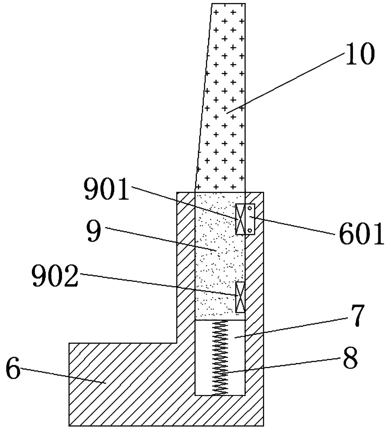 Foot drop nursing device for critical patient