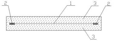 Novel carbon fiber composite electric heating film and preparation method thereof