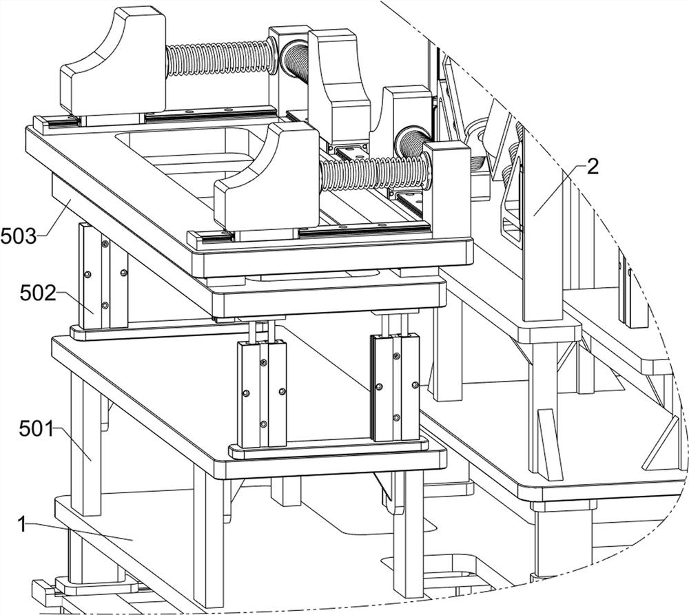 Thermal insulation material disassembling machine capable of adapting to bent shape